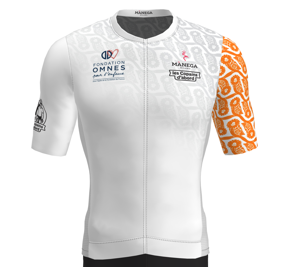 laser orange graphic shirt